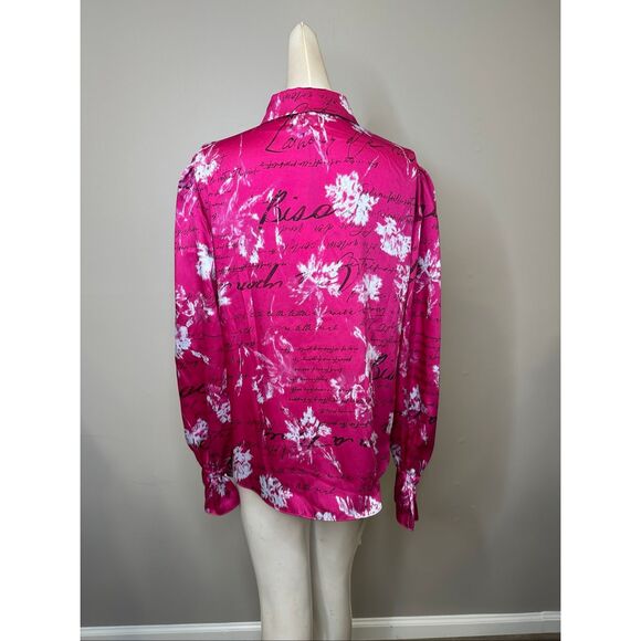 Cinq à Sept Warm Carnation Fiona Top IN PLUM Size M $325 - Picture 8 of 10